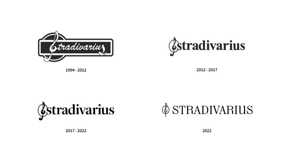 Evolución Del Logo De Stradivarius