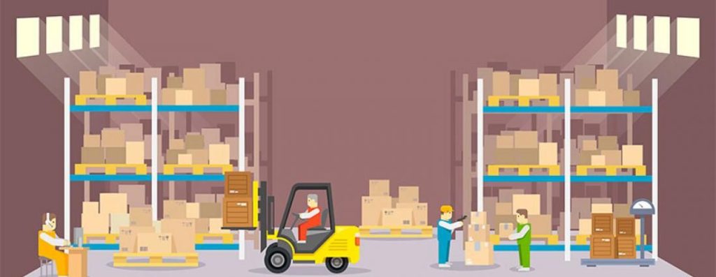 Ilustración De Una Eficiente Gestión De Inventario.