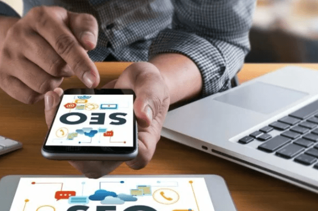 Ilustración De Un Contenido Enfocado En Seo