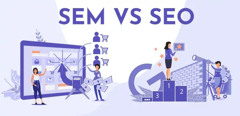 Ilustración Representativa De Seo Vs. Sem